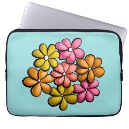 Capa Para Notebook Flores bonito Coloridas Meninas