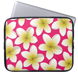 Capa Para Notebook Flores Brilhantes Frangipani/ Plumeria