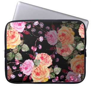 Capa Para Notebook Flores buquês de aquarelas com flores aricóticas