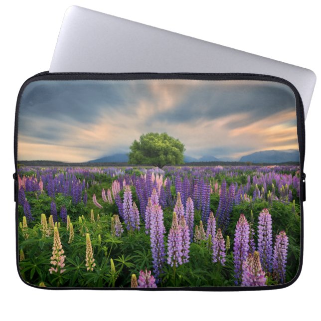 Capa Para Notebook Flores | Campo de linha na Nova Zelândia (Frente)