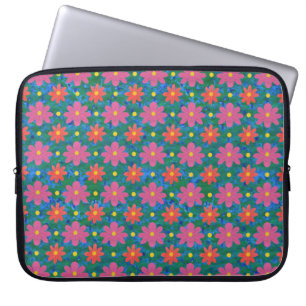 Capa Para Notebook Flores Chic Rangoli e Bolsas de laptop Bolinhas