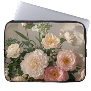 Capa Para Notebook Flores coloridas e inspiradas no Elegant Vintage
