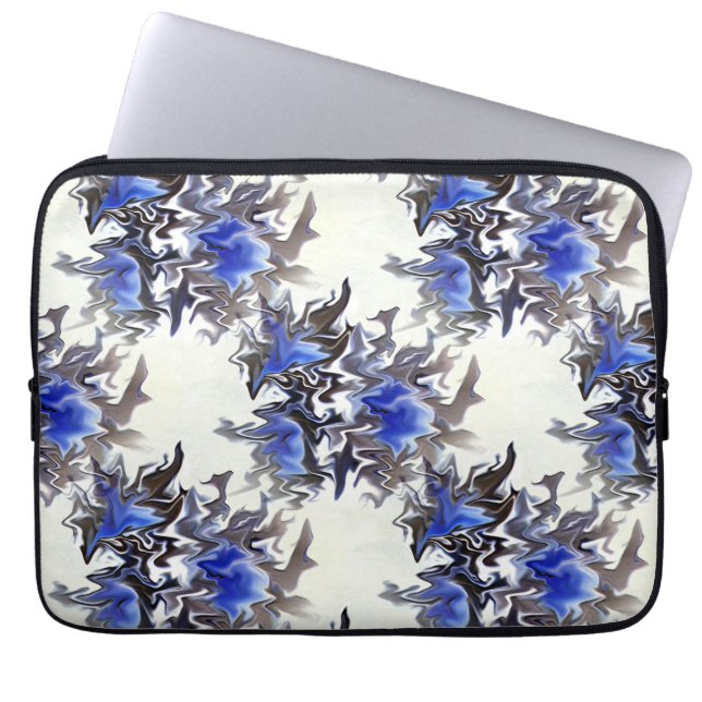 Capa Para Notebook Flores Congeladas..... (Frente)