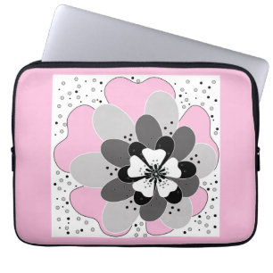 Capa Para Notebook Flores cor-de-rosa primavera verão