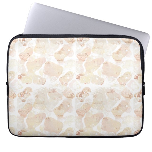 Capa Para Notebook Flores Costeiras Clareadas pelo Sol - Aquarela Abs (Frente)