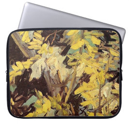 Capa Para Notebook Flores de Acacia Flagres Vincent van Gogh.