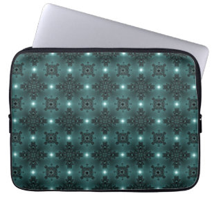 Capa Para Notebook Flores de Artdeco no Estilo Retroativo