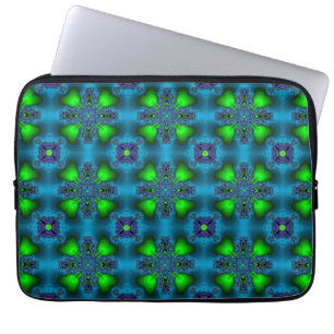 Capa Para Notebook Flores de Artdeco no Estilo Retroativo