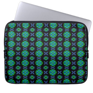 Capa Para Notebook Flores de Artdeco no Estilo Retroativo