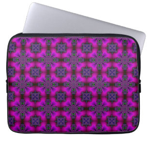 Capa Para Notebook Flores de Artdeco no Estilo Retroativo