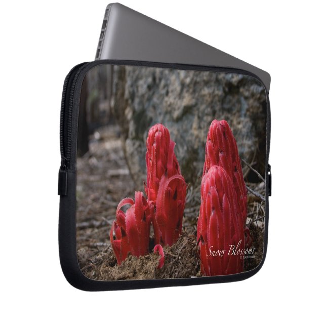 Capa Para Notebook Flores de Neve (Frente Esquerda)