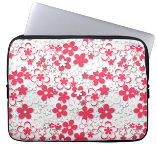 Capa Para Notebook Flores de papel