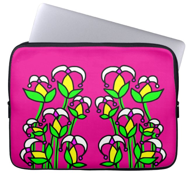 Capa Para Notebook Flores de Primavera Caprichosas 41 (Frente)