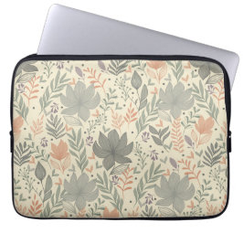 Capa Para Notebook Flores Desenhadas à Mão