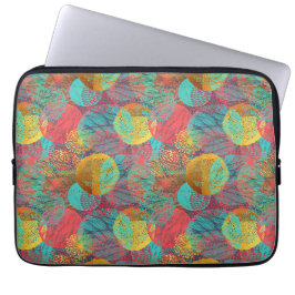 Capa Para Notebook Flores Douradas Etéreas - Harmonia Floral Sem Cost