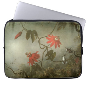 Capa Para Notebook Flores e colibris da paixão por Martin J Heade