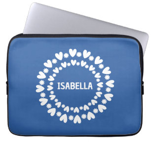 Capa Para Notebook Flores E Corações