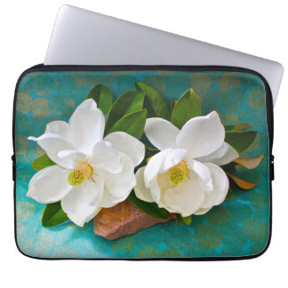Capa Para Notebook Flores | Flor Magnolia