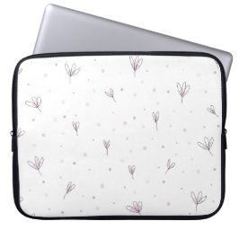 Capa Para Notebook Flores Lilac