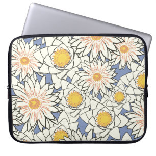 Capa Para Notebook Flores, lotus lily