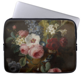 Capa Para Notebook Flores num vaso num bordo de mármore