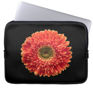 Capa Para Notebook Flores Orange Gerbera Daisy