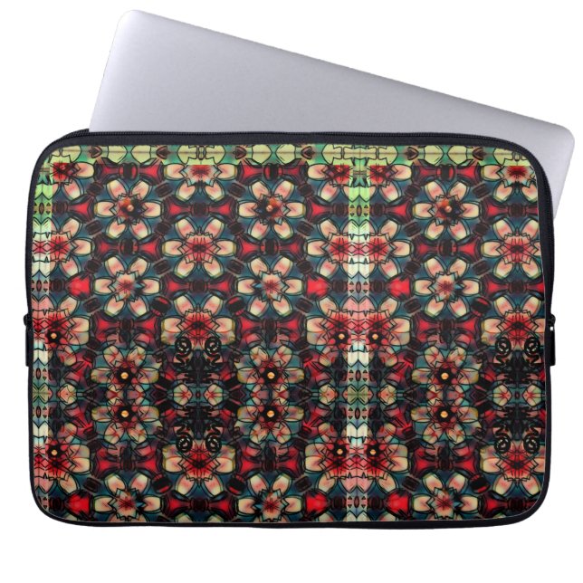 Capa Para Notebook Flores Pesadelos (Frente)