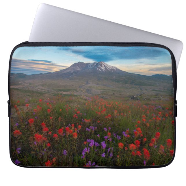 Capa Para Notebook Flores | Pincel-da-índia (Frente)