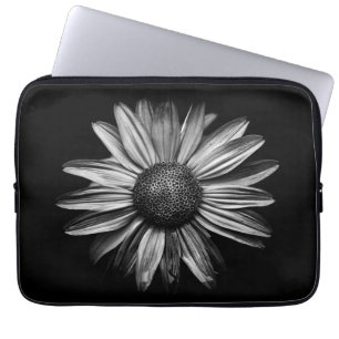 Capa Para Notebook Flores Pretas E Brancas 18
