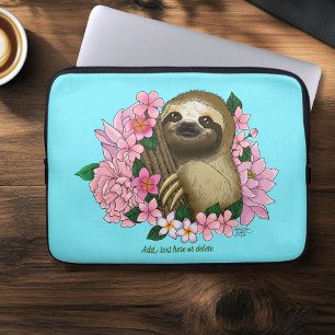 Capa Para Notebook Flores Rosa Leves