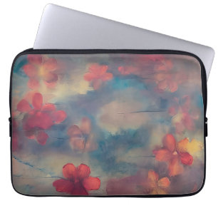 Capa Para Notebook Flores rosa suave 