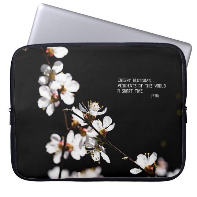 Capa Para Notebook Flores Sakura (Frente)
