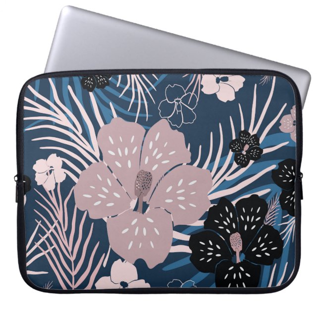 Capa Para Notebook Flores Tropicais Palm Deixa Textura (Frente)