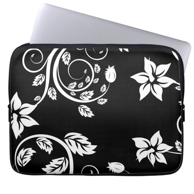 Capa Para Notebook Flores Vintage Girly Cute (Frente)