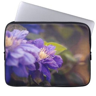 Capa Para Notebook Flores violetas