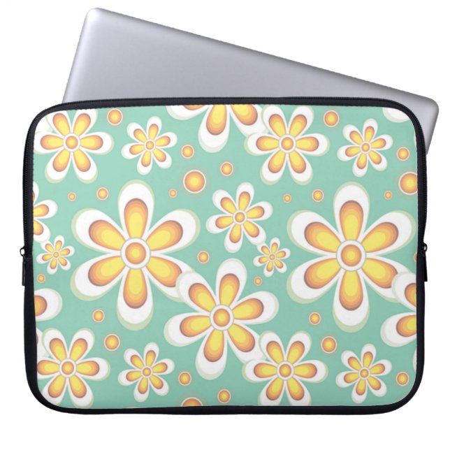 Capa Para Notebook Flores | Zazzle_Growth. (Frente)