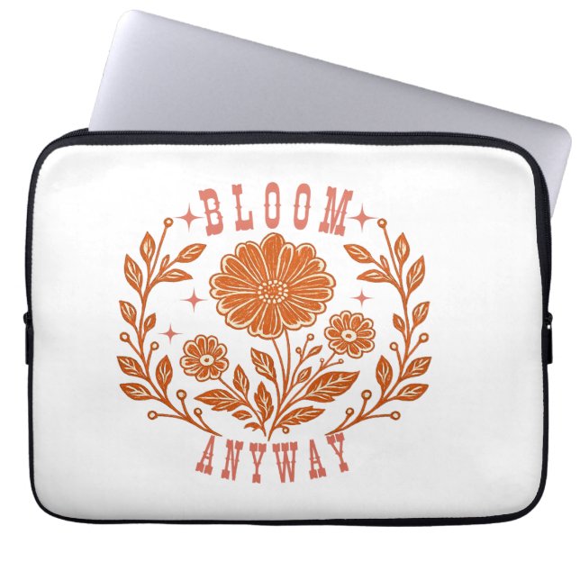 Capa Para Notebook Florescer de Qualquer Jeito (Frente)
