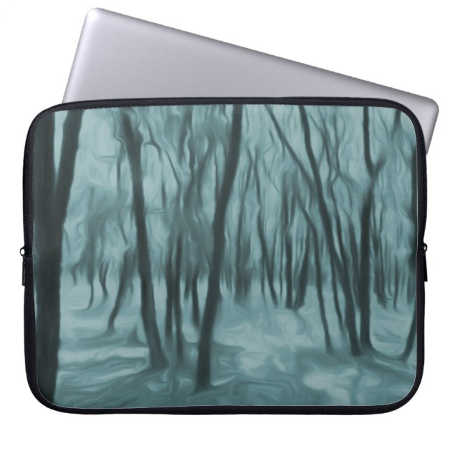 Capa Para Notebook Floresta abstrata (Frente)