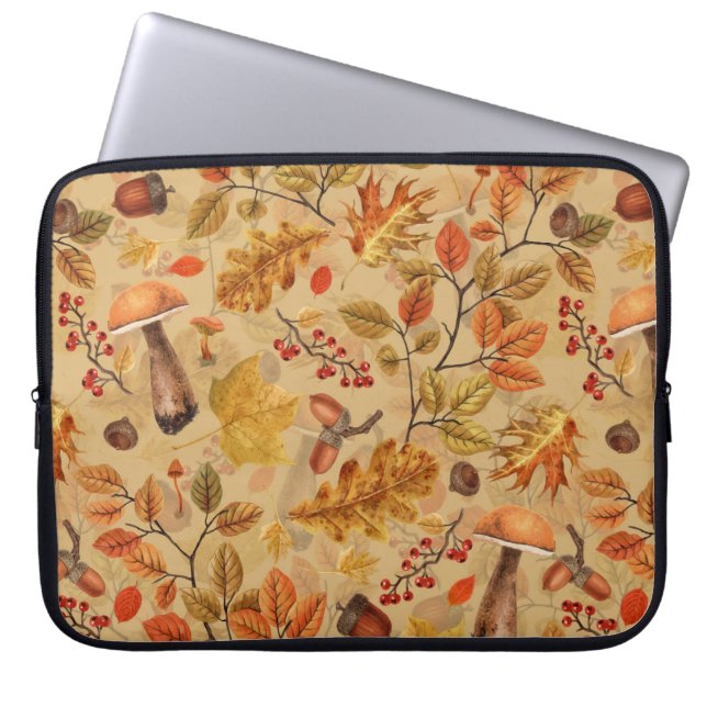 Capa Para Notebook Floresta autóctone em ocre (Frente)