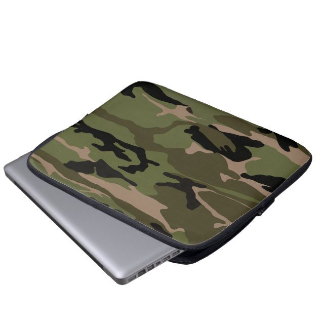 Capa Para Notebook Floresta Camo (Frente Inferior)