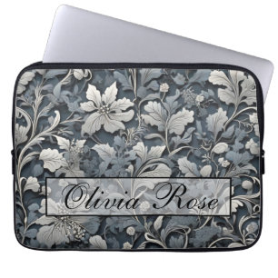 Capa Para Notebook Floresta de cinzas brancas prateadas, empoeiradas,