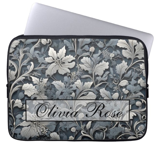 Capa Para Notebook Floresta de cinzas brancas prateadas, empoeiradas, (Frente)