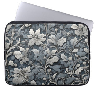 Capa Para Notebook Floresta de cinzas brancas prateadas, empoeiradas,