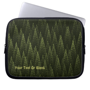 Capa Para Notebook Floresta de Conífer Fractal