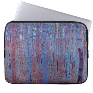 Capa Para Notebook Floresta de Faia por Gustav Klimt, Arte Novo Antig