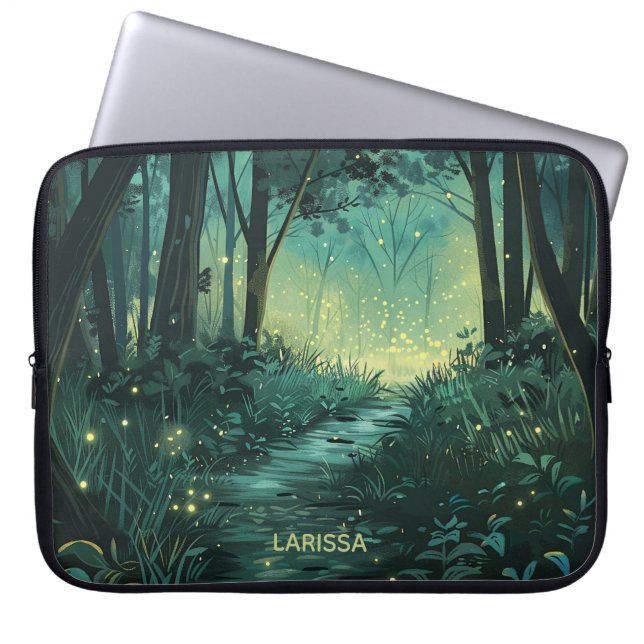 Capa Para Notebook Floresta de Luz Fada Personalizada (Frente)