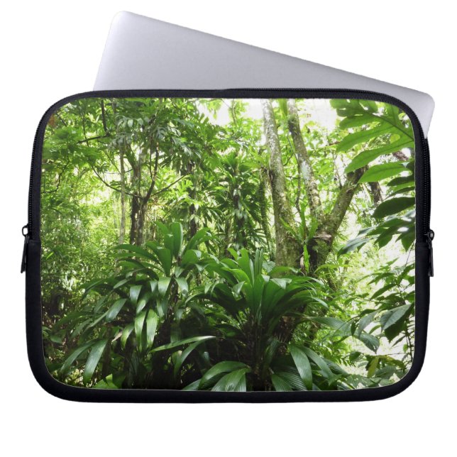 Capa Para Notebook Floresta Dominicana I Natureza Verde Tropical (Frente)