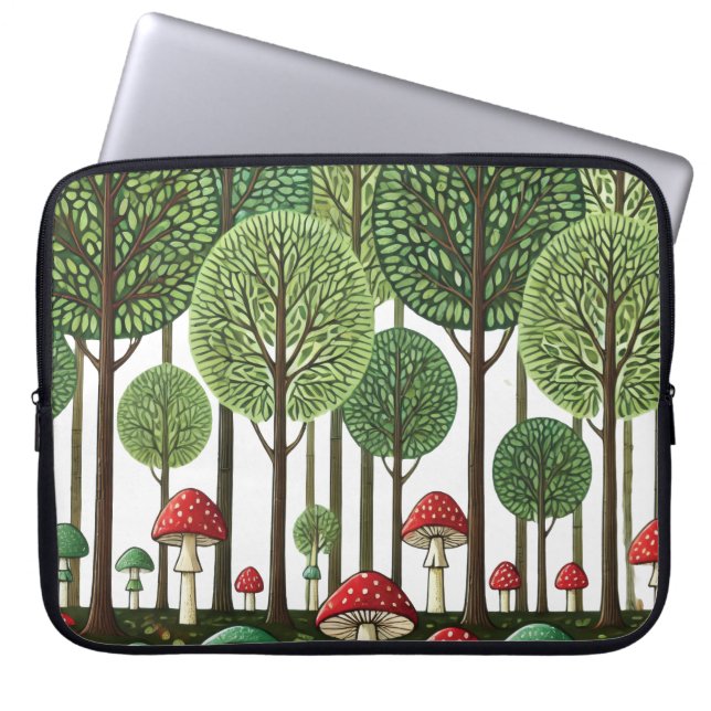 Capa Para Notebook Floresta Encantada (Frente)