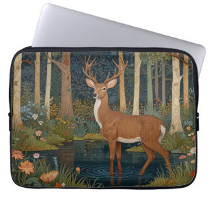 Capa Para Notebook Floresta rustica de cerco boho