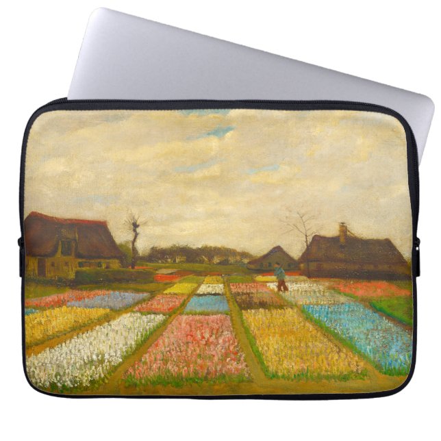 Capa Para Notebook Flower Beds Van Gogh na Holanda (Frente)